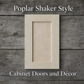 Replacement Cabinet Doors Poplar Shaker Style