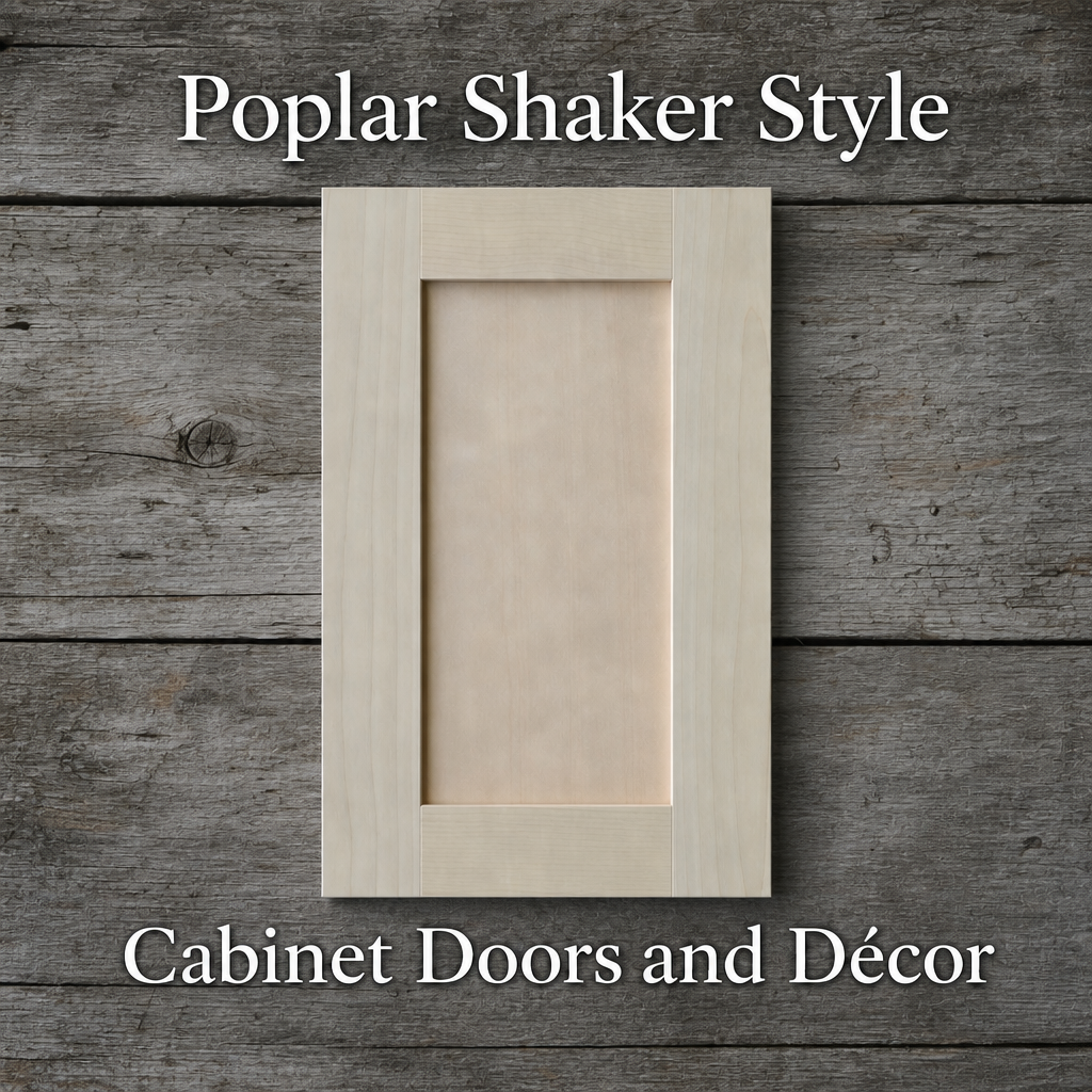 Replacement Cabinet Doors Poplar Shaker Style